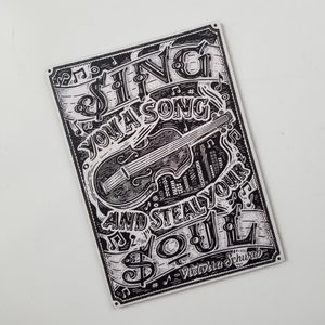 This Savage Song Etched Wood Art